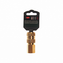 Быстроразъем RF-BSE1-2SF пневматический с клапаном, внутренняя резьба 1/4" (в пластиковом держателе)